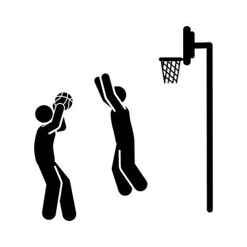 BASKETBALL PLAYER  Illustrazione stock