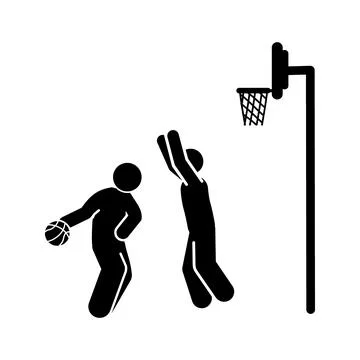 BASKETBALL PLAYER  Stock Illustration