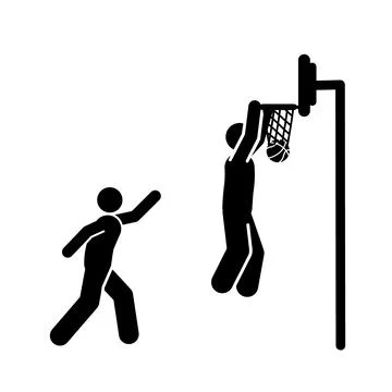 BASKETBALL PLAYER  Illustrazione stock