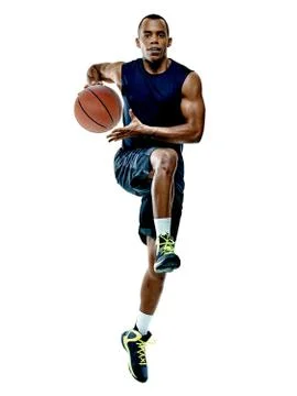 Basketball player  man Isolated Stock Photos