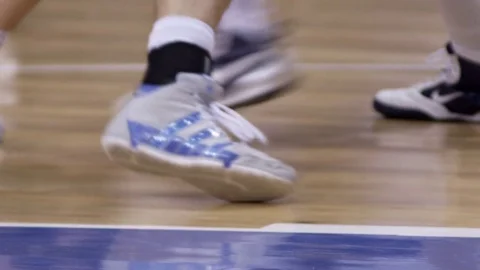 Basketball Player in slow motion Stock Footage 71680634