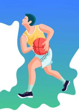 Basketball player vector Stock Illustration