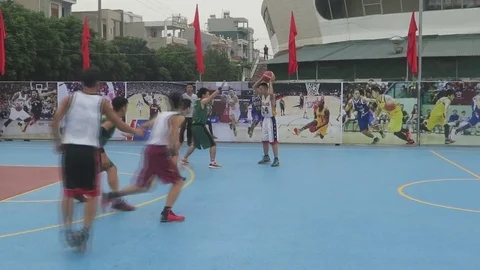 Basketball practice Stock Footage 70614149