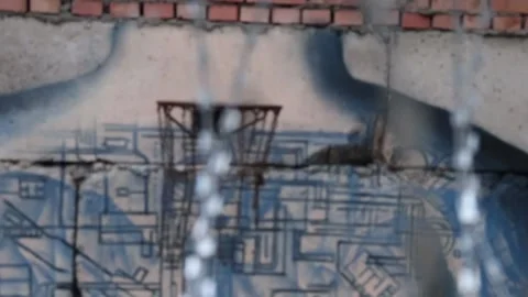 Basketball in prison Stock Footage 130767147