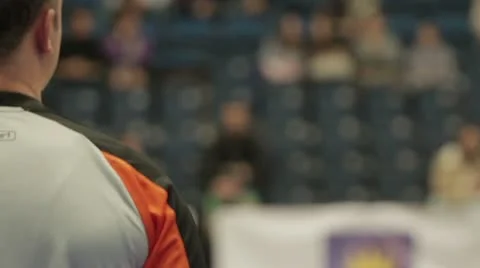 Basketball referee Stock Footage 12556118