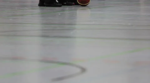 Basketball referees before the start of the game Stock Footage 41572512