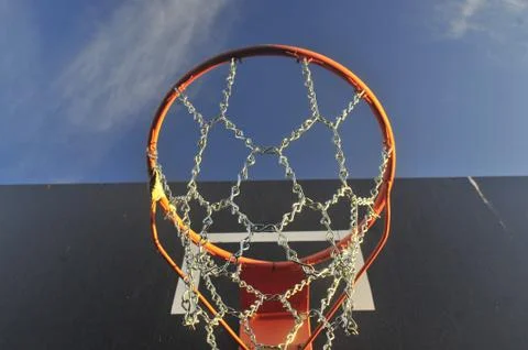 Basketball ring Stock-Fotos