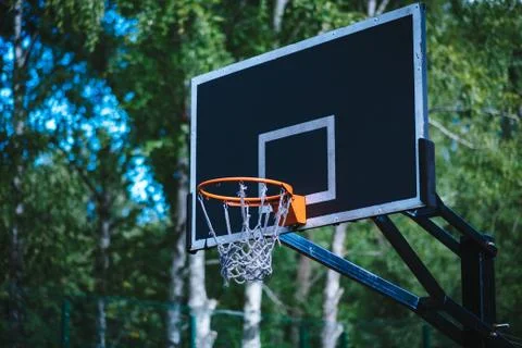 Basketball ring Stock Photos