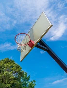 Basketball ring Stock Photos