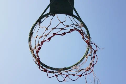 Basketball ring Stock Photos
