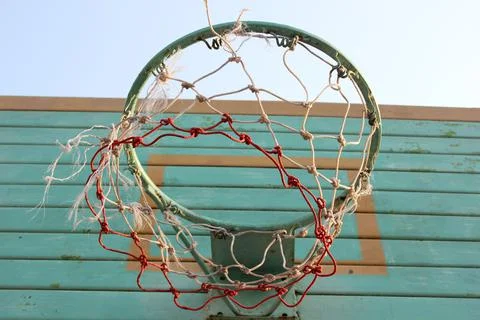 Basketball ring Stock Photos