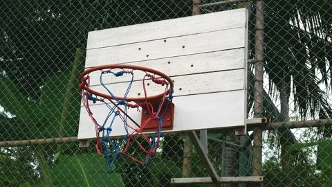 Basketball shooting failed Stock Footage 81208227