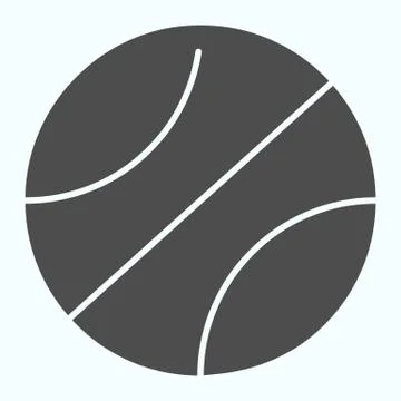 Basketball solid icon. A playing ball vector illustration isolated on white イラスト素材