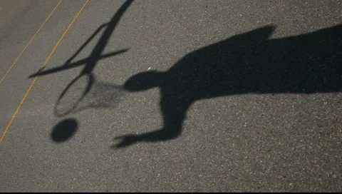 Basketball  on the stret Vídeos de archivo 11286594