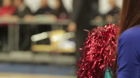 Basketball support group Stock Footage 12556011