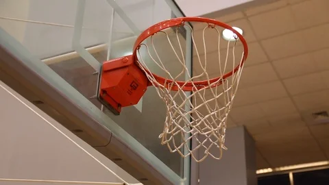 Basketball Swish Stock Footage 124496084