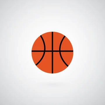 Basketball symbol Stock Illustration