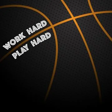 Basketball text background Stock Illustration