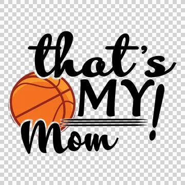 Basketball Text With display calligraphy black white Stock Illustration