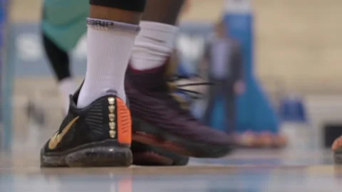 Basketball training, footwork. Stock Footage 223121176