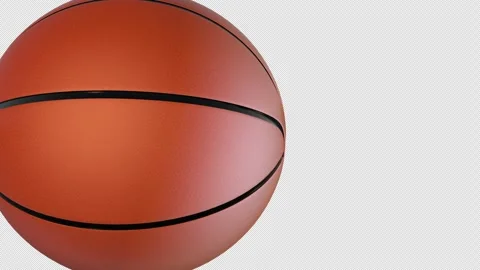 Basketball Transition With Alpha Channel Stock Footage 338188532