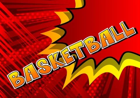 Basketball - Vector illustrated comic book style phrase. イラスト素材