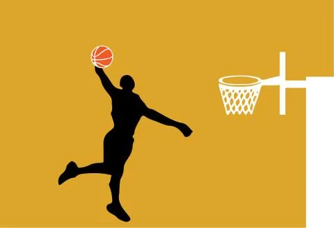 Basketball vector illustration isolated on background Stock Illustration