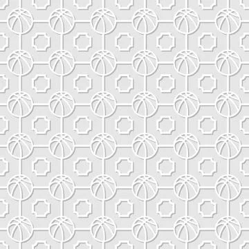 Basketball white background Stock Illustration
