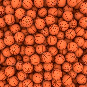 Basketballs background Illustrazione stock