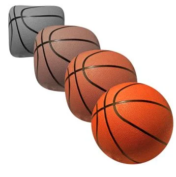 Basketballs Development Stock-Fotos