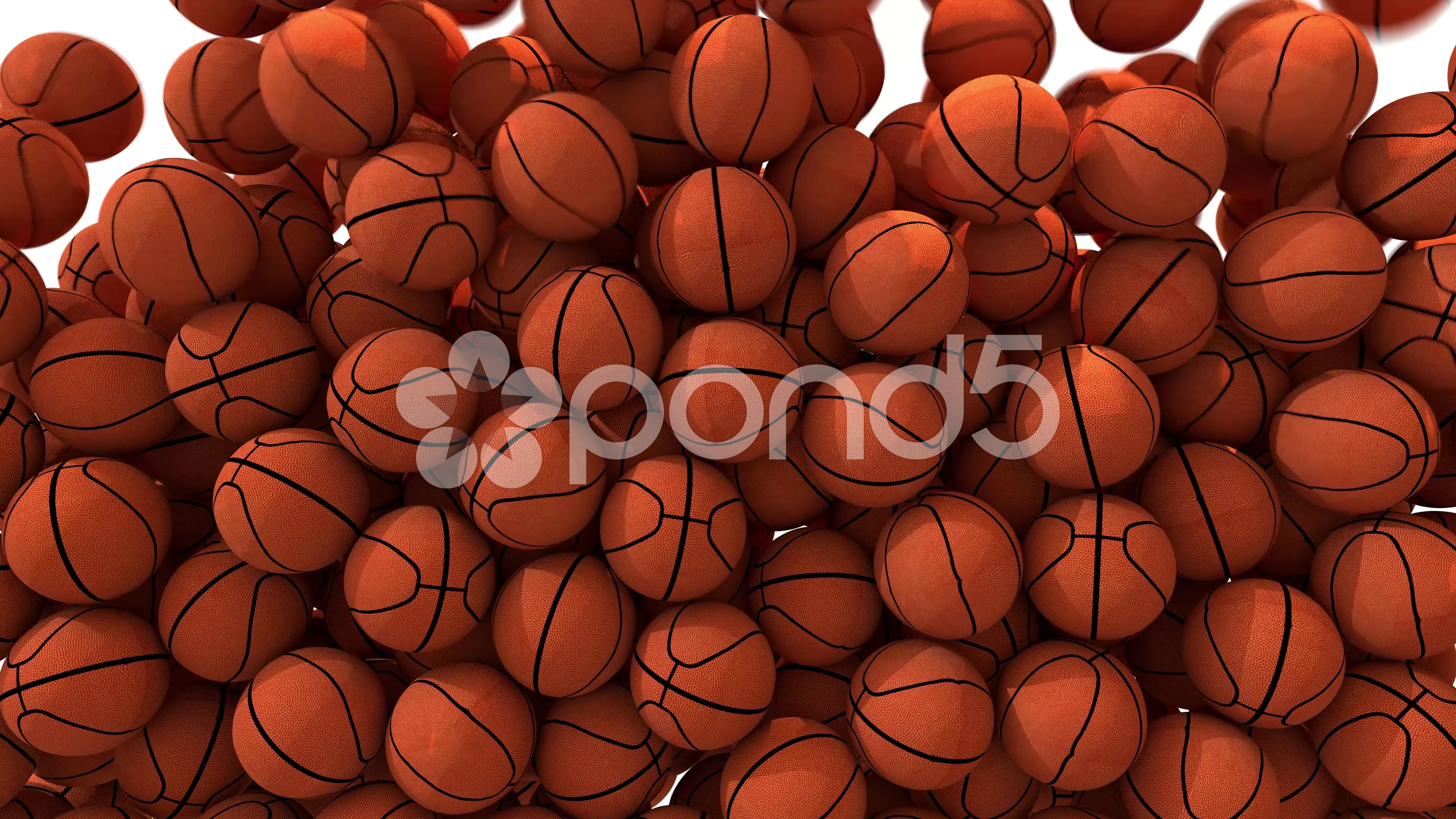 Баскетбольные мячи много