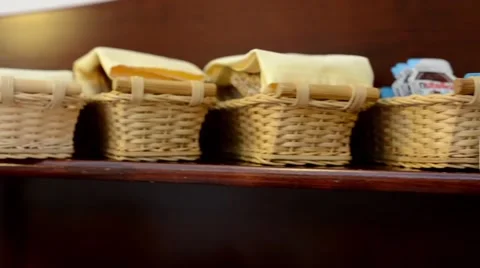 Baskets with food 動画素材 47239901