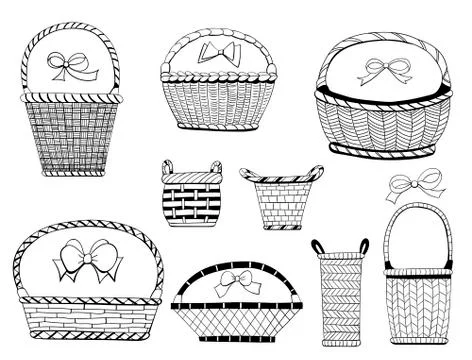 Baskets Stock-Illustration