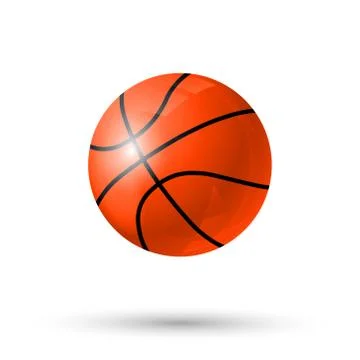 Baskettball ball icon Stock Illustration
