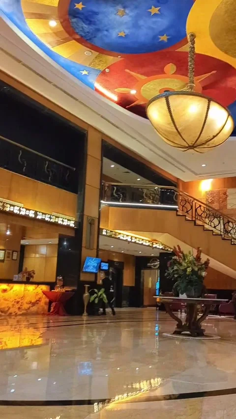 Basko Hotel Ceiling 스톡 동영상 299672025