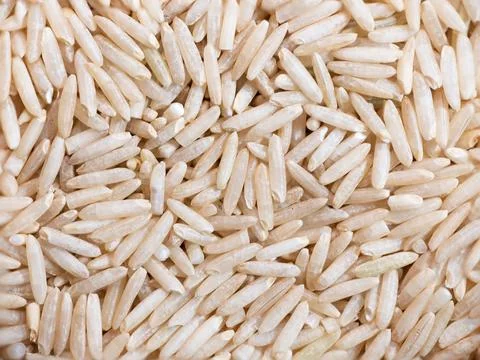 Basmati long white rice background Stock Photos