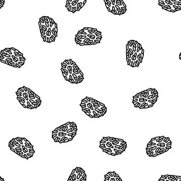 Basmati rice vector seamless pattern Stock Illustration