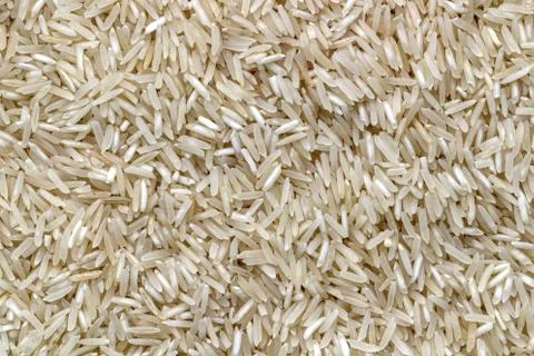 Basmati white rice solid texture.Healthy food concept Stock Photos