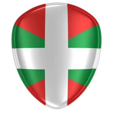 Basque Country flag icon Stock Illustration
