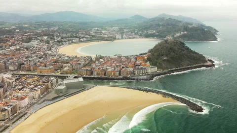 Basque Country landscape Video stock 150650693