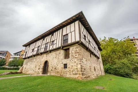 Basque country typical house Stock Photos