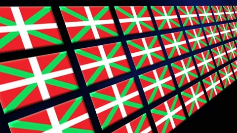Basque Flag Animated Background 3d Anima... | Stock Video | Pond5
