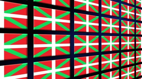 Basque Flag Animated Background 3d Anima... | Stock Video | Pond5