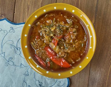 Basque Lamb Stew Stock Photos