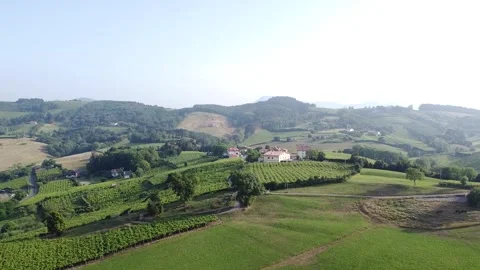 Basque mountains (shot with the drone) Stock Footage 197688400