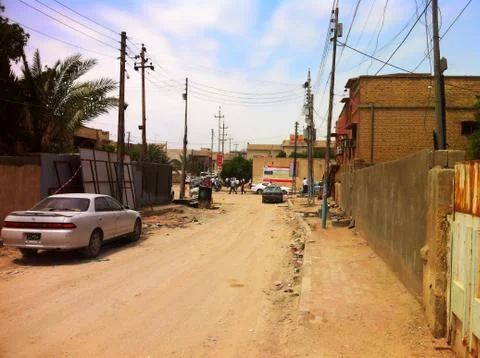 Basra streets Foto stock