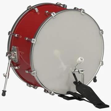 Bass Drum 3D Model