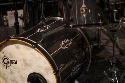 Bass Drum Close Up Stock Photos