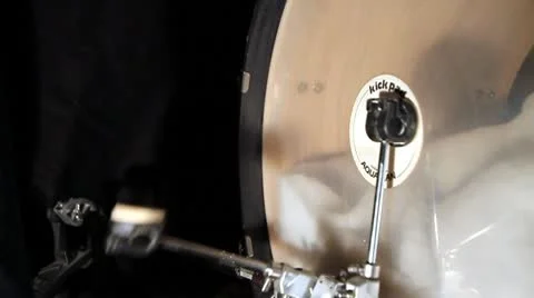Bass drum double pedal 스톡 동영상 10600255
