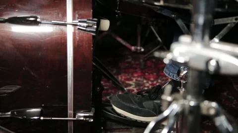 Bass Drum Hi-Hat Stock Footage 152838602